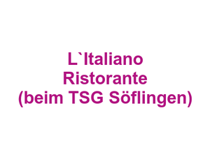L`Italiano Ristorante (beim TSG Söflingen) Logo