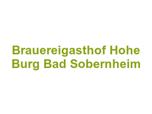 Brauereigasthof Hohe Burg Bad Sobernheim Logo