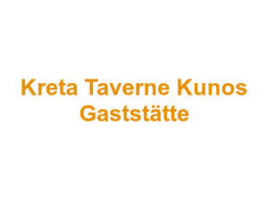 Kreta Taverne Kunos Gaststätte Logo