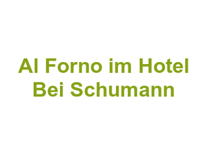 Italienisches Restaurant "Al Forno" im Hotel "Bei Schumann" Logo