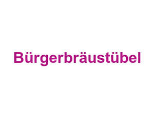 Bürgerbräustübel Logo