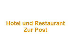 Hotel und Restaurant Zur Post Logo