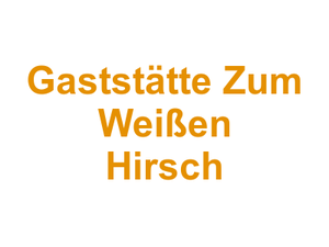 Gaststätte Zum Weißen Hirsch Logo