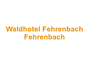 Waldhotel Fehrenbach Fehrenbach Logo