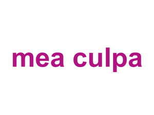 mea culpa Logo