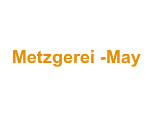 Metzgerei -May Logo