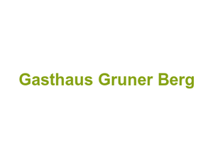 Gasthaus Gruner Berg Logo