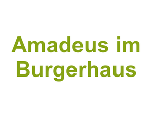 Amadeus im Burgerhaus Logo