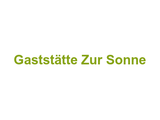 Gaststätte Zur Sonne Logo