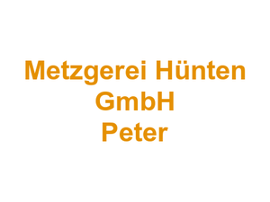 Metzgerei Hünten GmbH Peter Logo