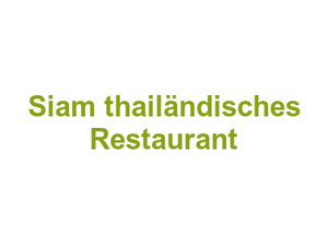 Siam thailändisches Restaurant Logo