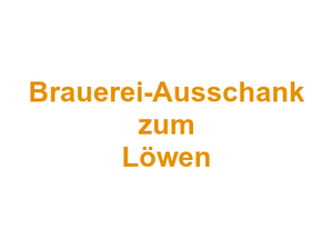 Brauerei-Ausschank zum Löwen Logo
