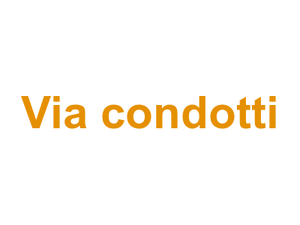 Via condotti Logo
