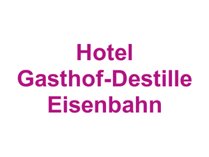 Hotel Gasthof-Destille Eisenbahn Logo