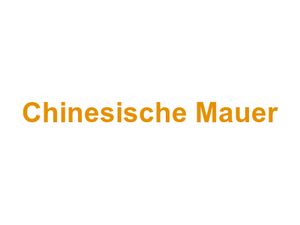 Chinesische Mauer Logo