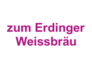 Hotel & Gaststaette zum Erdinger Weissbräu Logo