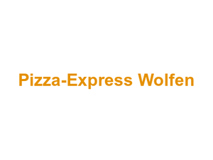 Pizza-Express Wolfen Logo