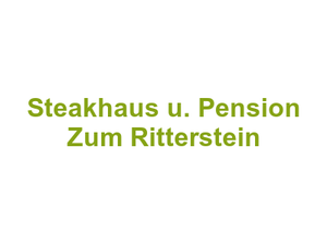 Steakhaus u. Pension Zum Ritterstein Logo
