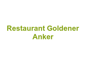 Restaurant Goldener Anker Logo