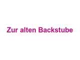 Zur alten Backstube Logo