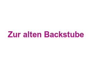 Zur alten Backstube Logo