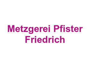 Metzgerei Pfister Friedrich Logo