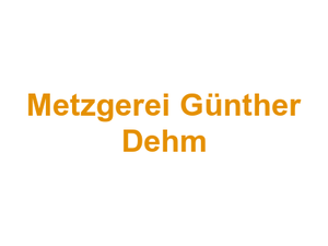 Metzgerei Günther Dehm Logo