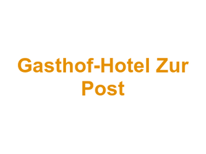 Gasthof-Hotel Zur Post Logo