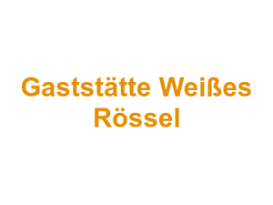 Gaststätte Weißes Rössel Logo