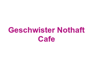 Geschwister Nothaft Cafe Logo