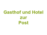Gasthof und Hotel zur Post Logo