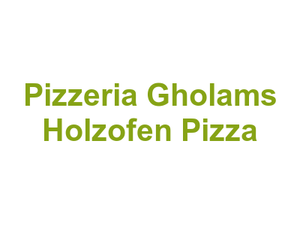 Pizzeria Gholam's Holzofen Pizza Logo