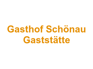 Gasthof Schönau Gaststätte Logo