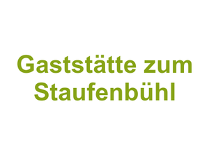 Gaststätte zum Staufenbühl Logo