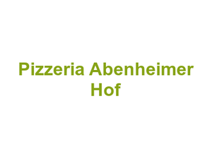 Danni Restaurant & Pizzeria Abenheimer Hof Logo