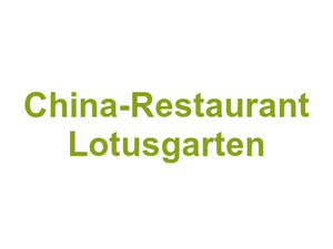 China-Restaurant Lotusgarten Logo