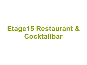 Etage15 Restaurant & Cocktailbar Logo