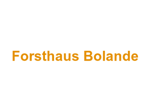 Forsthaus Bolande Logo