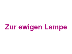 Zur ewigen Lampe Logo