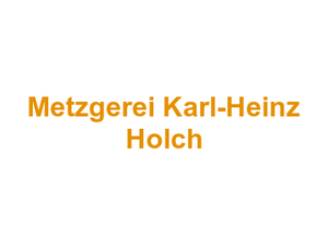 Metzgerei Karl-Heinz Holch Logo