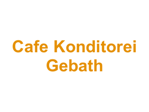 Cafe Konditorei Gebath Logo