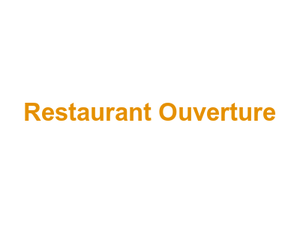 Restaurant Ouverture Logo