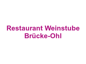 Restaurant Weinstube Brücke-Ohl Logo
