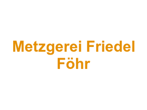 Metzgerei Friedel Föhr Logo