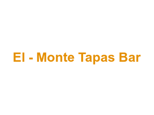 El - Monte Tapas Bar Logo