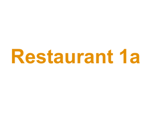 Restaurant 1a Logo