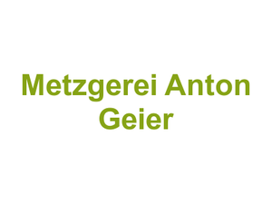 Metzgerei Anton Geier Logo