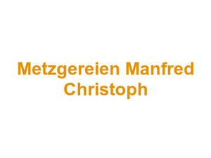 Metzgereien Manfred Christoph Logo