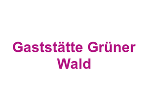 Gaststätte Grüner Wald Logo