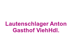 Lautenschlager Anton Gasthof ViehHdl. Logo